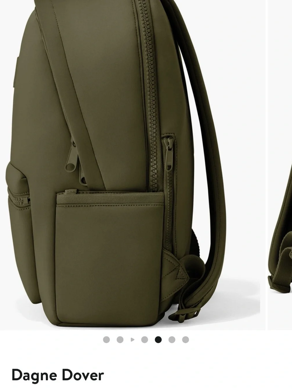 Dagne Dover Dark Moss Large Backpack